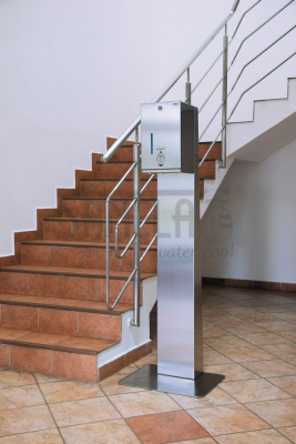 Автоматический дозатор жидкой и гелевой дезинфекции SLZN 59ESB арт: 95593 Sanela Чехия (фото, схема)