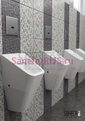 Автоматический смыв писсуара SLP 02KZ арт: 01023 Sanela Чехия (фото, схема)