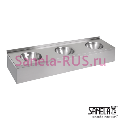 Нержавеющая раковина с тремя чашами с облицовкой SLUN 20P арт: 93207 Sanela Чехия (фото, схема) Нержавеющая раковина с тремя чашами с облицовкой SLUN 20P арт: 93207 Sanela Чехия (фото, схема)