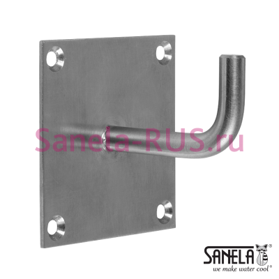 Нержавеющая антивандальная вешалка SLZN 45 арт: 95450 Sanela Чехия (фото, схема)