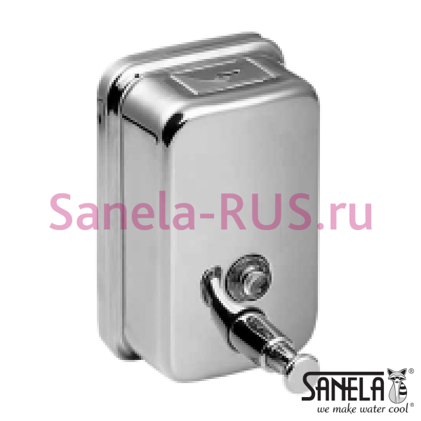 Нержавеющий дозатор жидкого мыла 0,85л SLZN 06