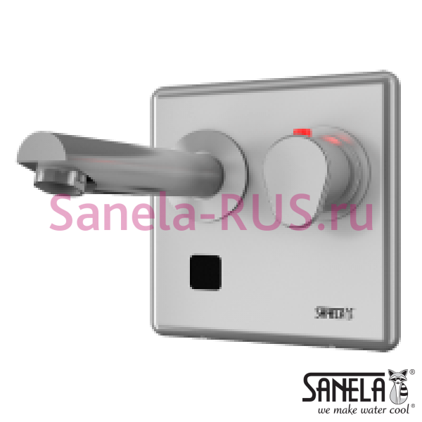 Настенный бесконтактный смеситель SLU 04HT25B Настенный бесконтактный смеситель SLU 04HT25B