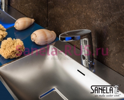 Сенсорный смеситель SLU 83B арт: 03835 Sanela Чехия (фото, схема)